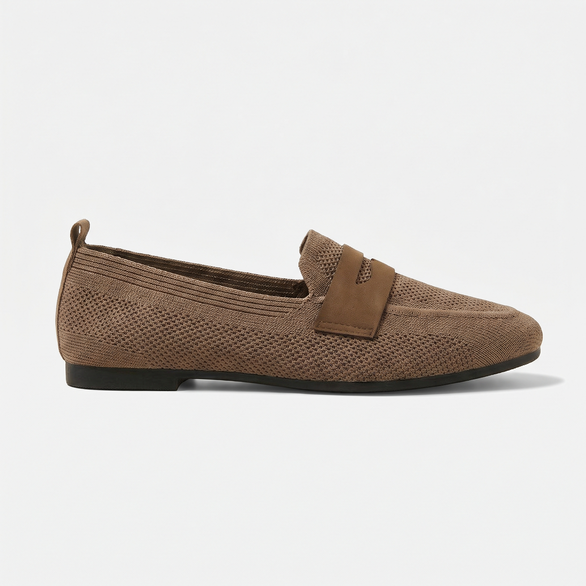 Mocassin Femme Tissu Style Penny Loafer