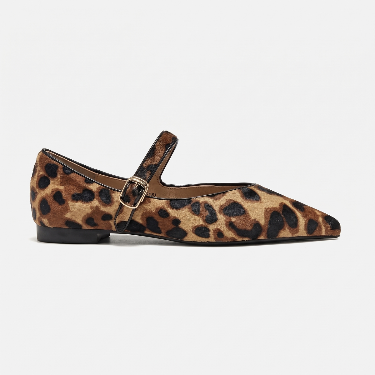 Mocassin Femme Léopard Mary Jane