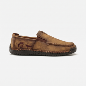 Mocassin de Conduite Souple à Semelle Crantée