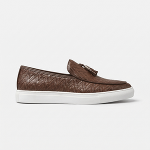 Mocassin à Pampilles avec Semelle Épaisse Type Basket