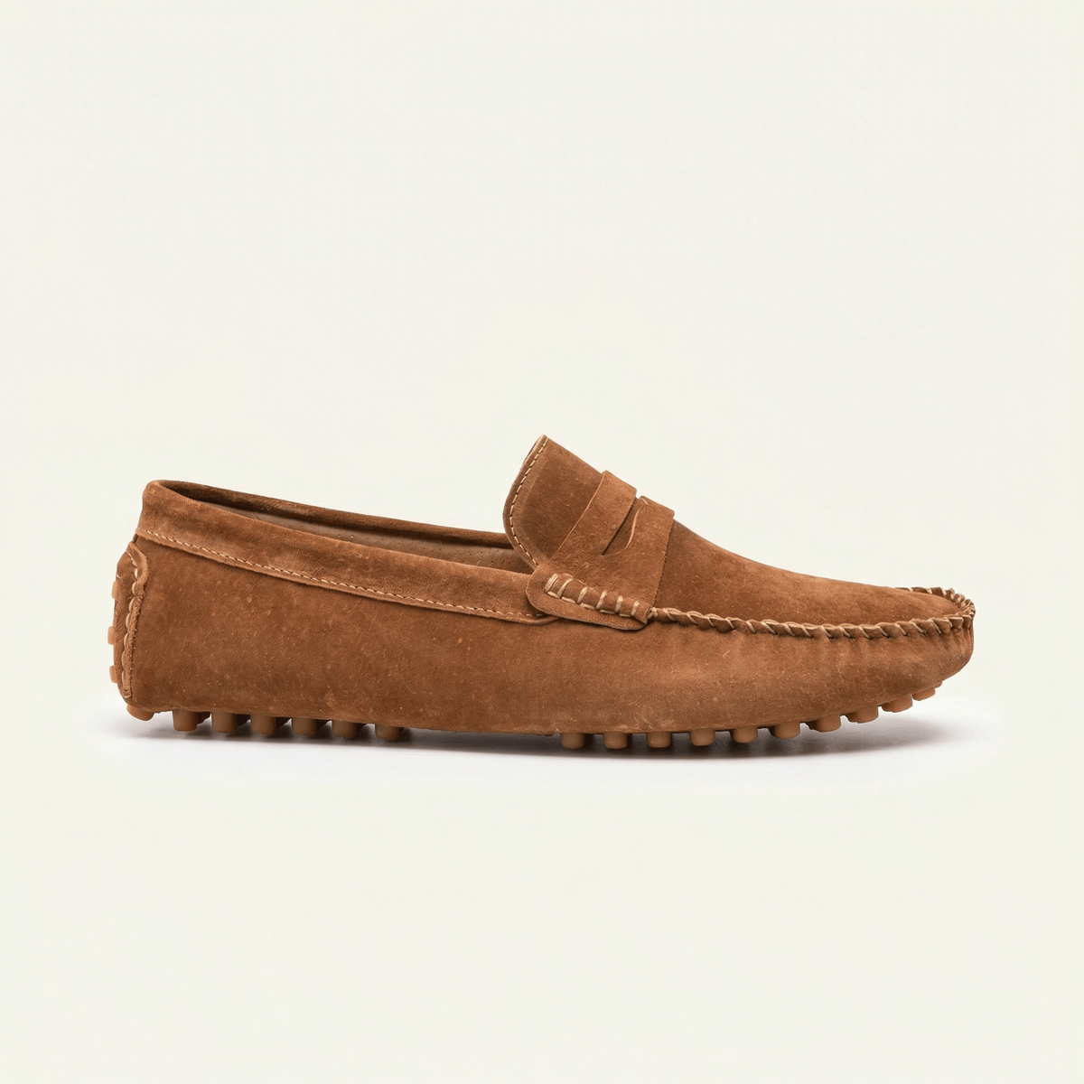 Mocassin à Picots en Daim