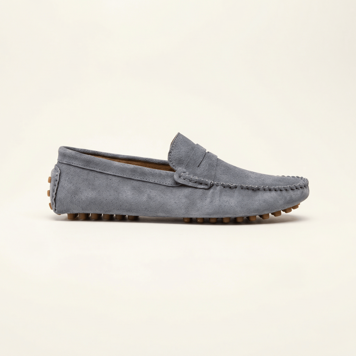 Mocassin à Picots en Daim