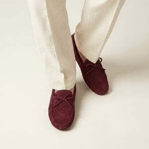 Mocassin à Picots avec Lacets Décoratifs
