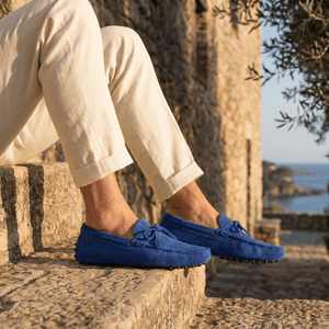 Mocassin à Picots avec Lacets Décoratifs