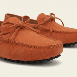 Mocassin à Picots avec Lacets Décoratifs
