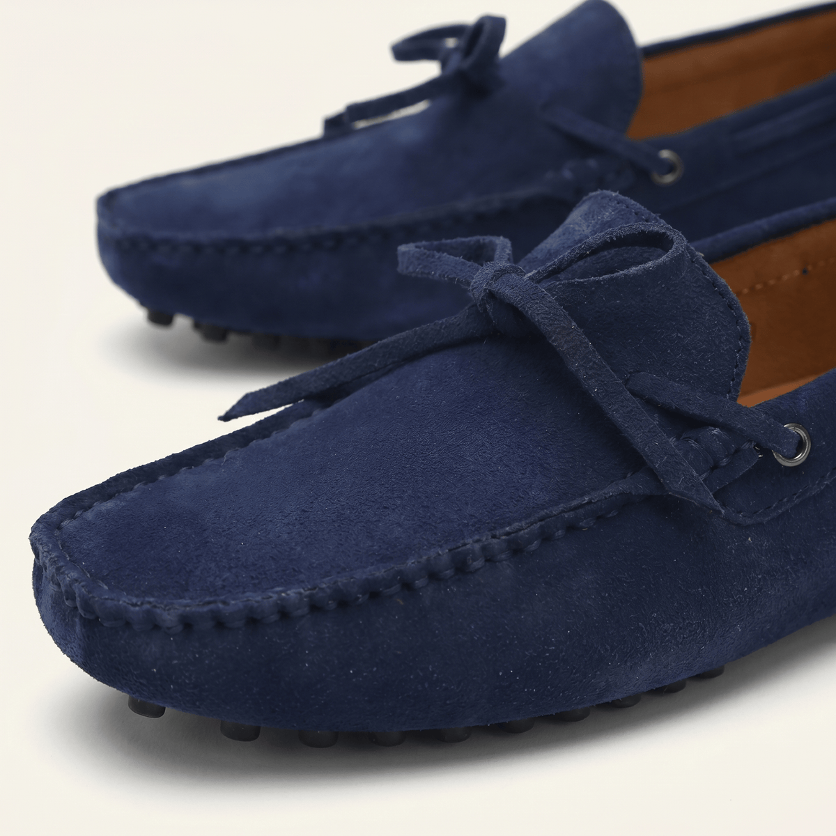 Mocassin à Picots avec Lacets Décoratifs
