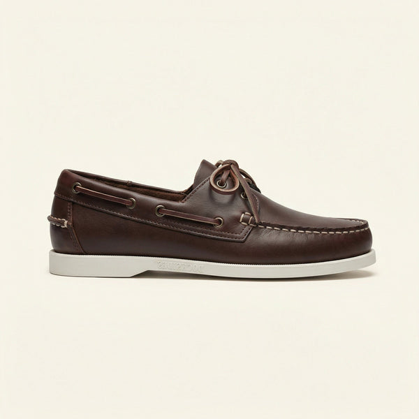 Mocassin Bateau Homme en Cuir
__switch:Marron/Blanc
