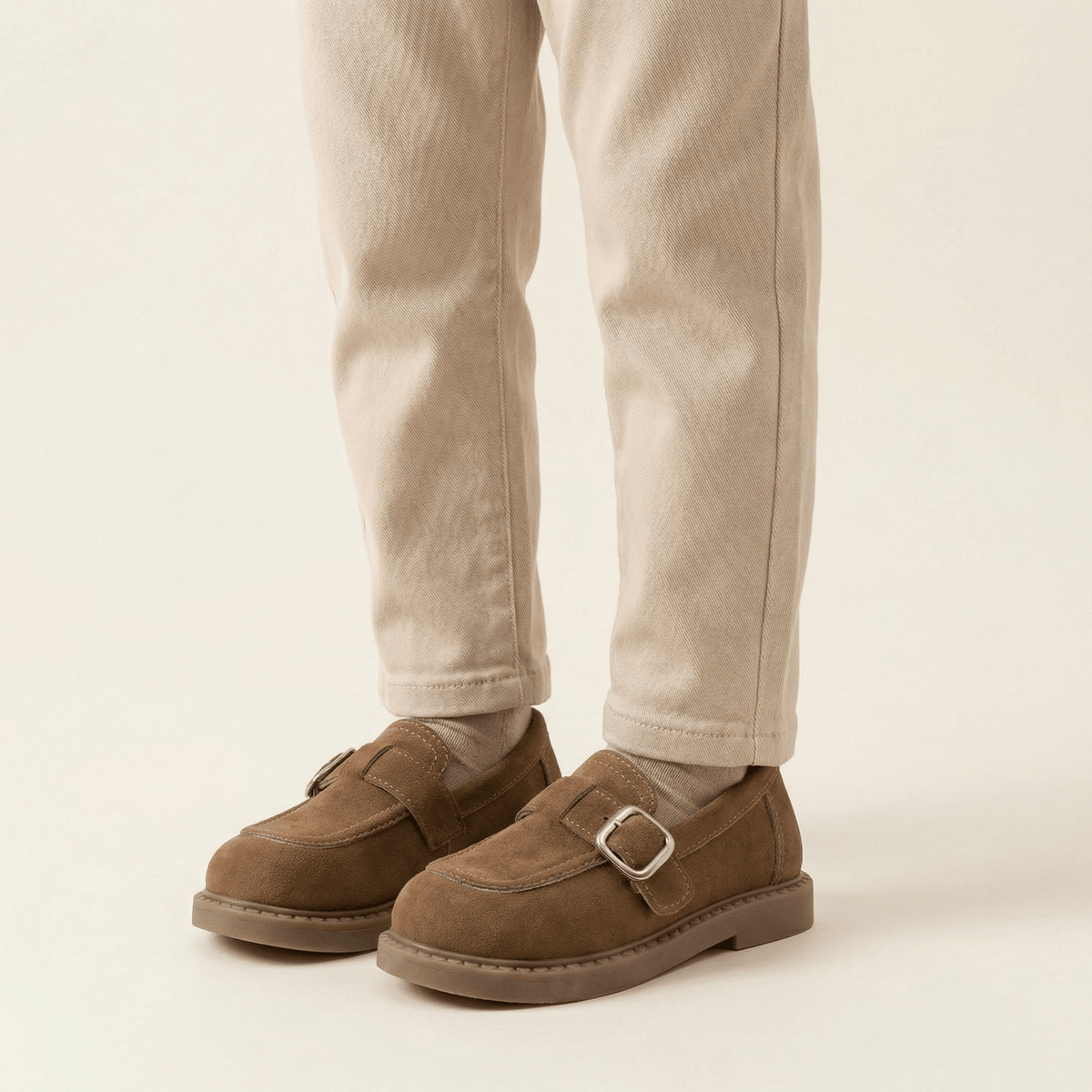Mocassin Enfant avec Boucle Décorative