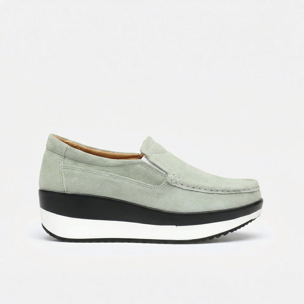 Mocassin Femme Compensé Confort
__switch:Vert Sauge