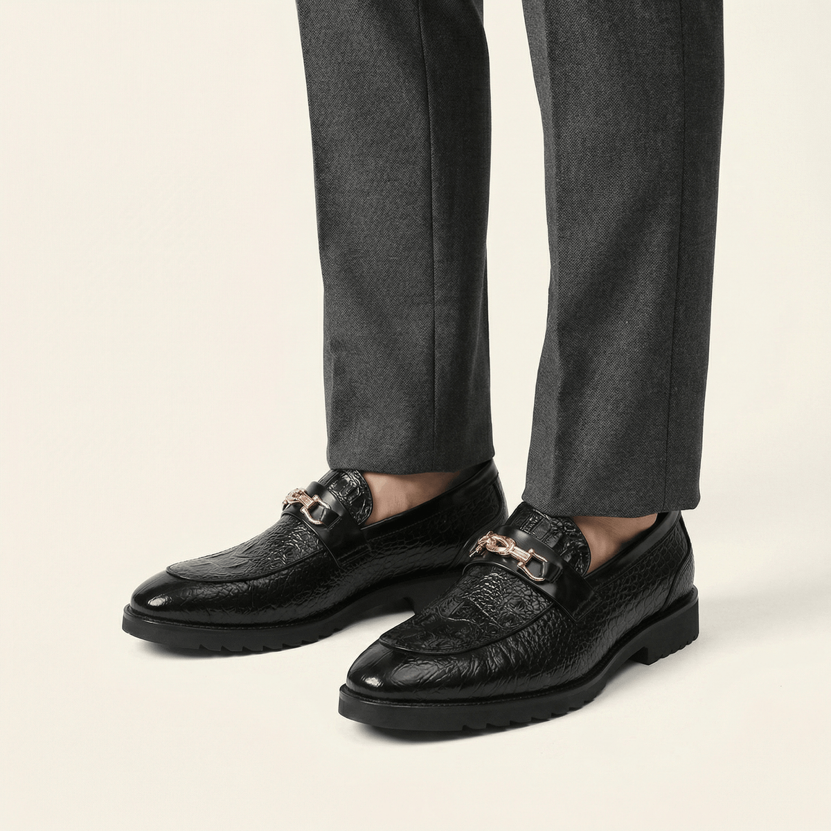 Mocassin Femme et Homme à Mors à Semelle Épaisse