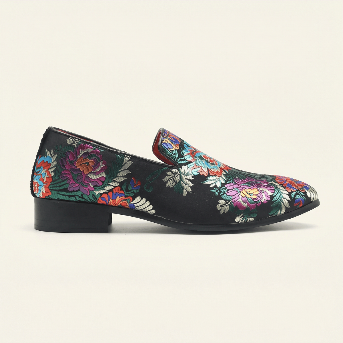 Mocassin Habillé à Imprimé Floral