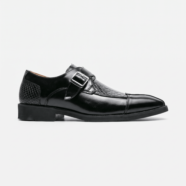 Mocassin Homme Habillé à Boucle Décorative __switch:Noir