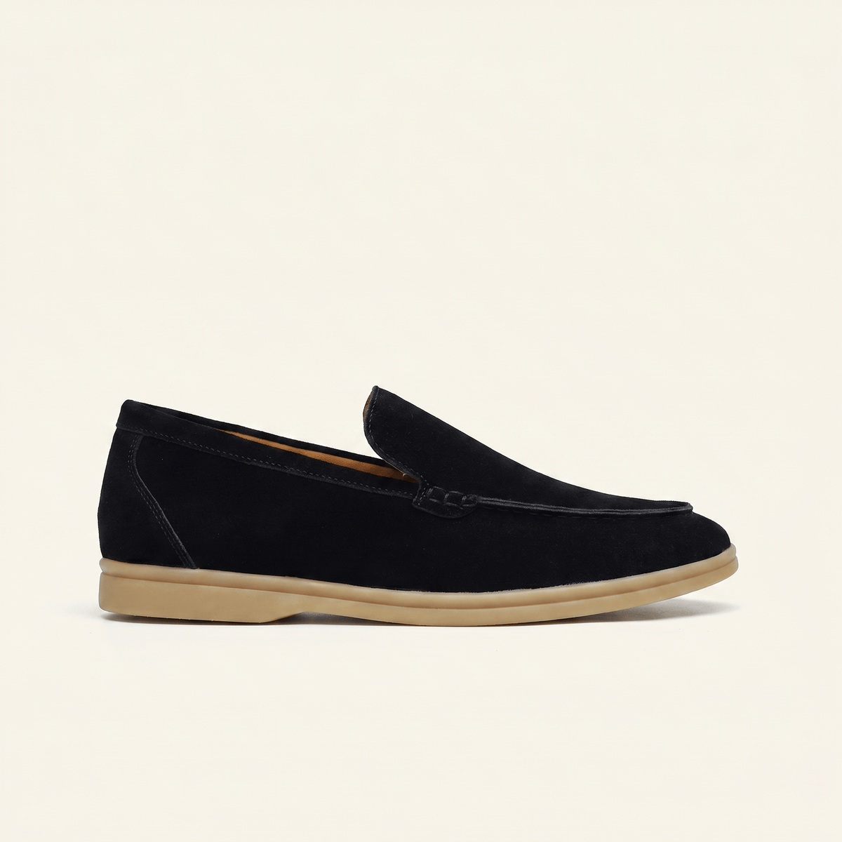 Mocassin Homme Slipper Minimaliste en Daim