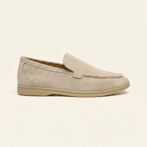 Mocassin Homme Slipper Minimaliste en Daim