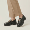 Mocassin Femme Plateforme à Mors Métallique
__switch:Noir